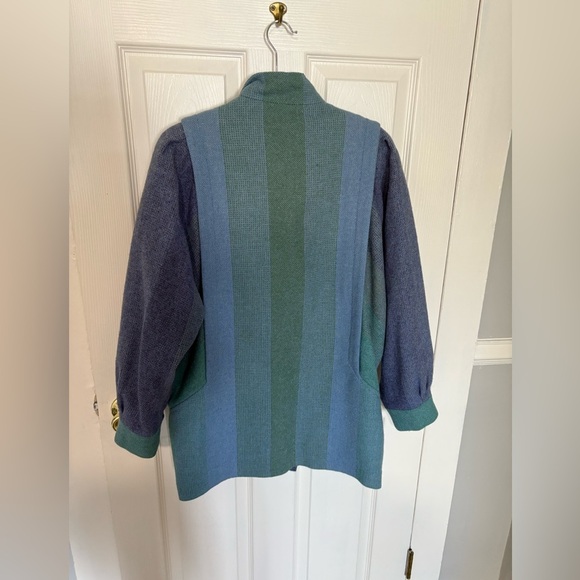 Vintage Avoca Collection Wool Coat – Made in Wicklow, Ireland | Size S | Pastel - Picture 5 of 13